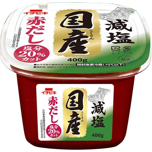 イチビキ 減塩 国産赤だし 400g
