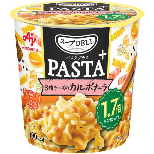 味の素 スープDELI PASTA+ 3種チーズのカルボナーラ 48.2g