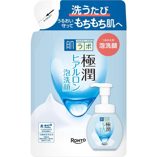 肌ラボ 極潤 ヒアルロン泡洗顔 つめかえ用 140mL