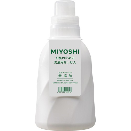 ミヨシ石鹸 無添加 洗濯用液体せっけん 本体 1.1L