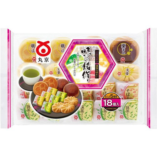 丸京製菓 味の銘作 18個入 Green Beans | グリーンビーンズ by AEON