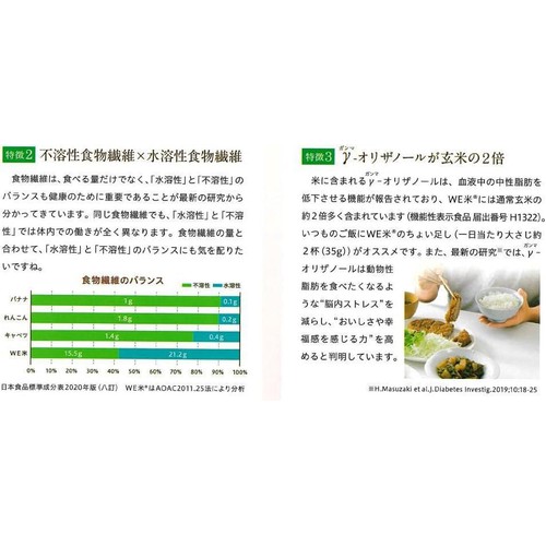 北大阪農業協同組合 農協の生活習慣米 ういまい 245g