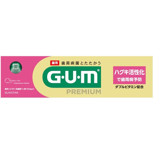 サンスター ガム・プレミアム デンタルペースト ハグキケア メディカルミント香味 90g