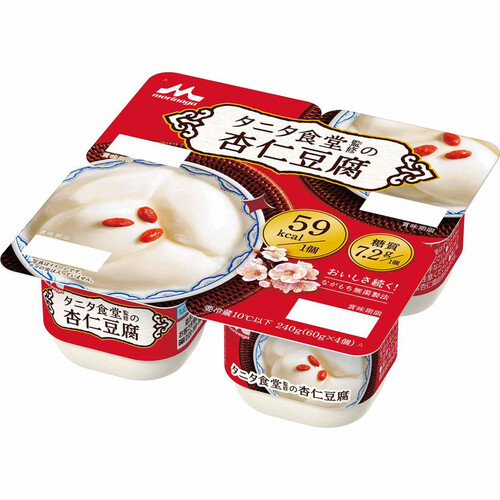 森永乳業 タニタ食堂監修の杏仁豆腐4個パック 60g x 4個