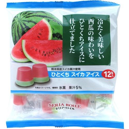 セリア・ロイル ひとくちスイカアイス 10ml x 12個