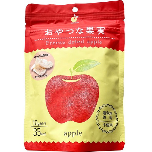 ヤマサン食品工業 おやつな果実 フリーズドライ りんご 20g Green