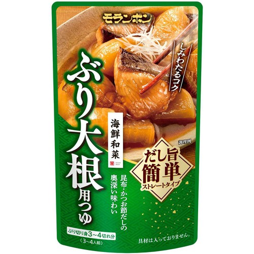 モランボン 海鮮和菜 ぶり大根用つゆ 3～4人前(300g)