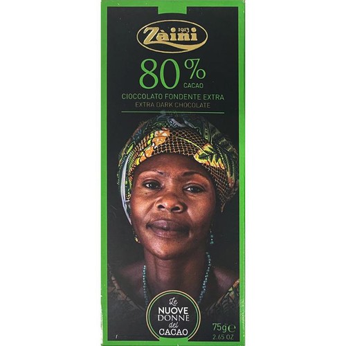 ご注文分　　15点 LUIGI ZAINI Zaini チョコレート カカオ80% 75g Green Beans