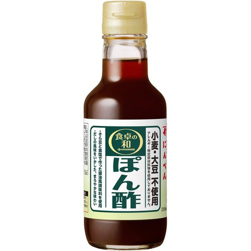 にんべん 食卓の和 小麦・大豆不使用 ぽん酢 200ml
