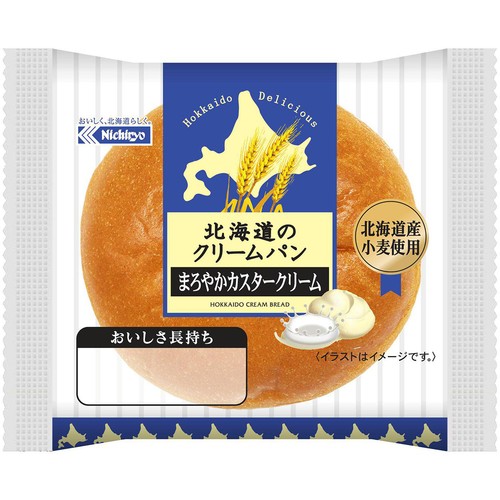 日糧製パン 北海道のクリームパン 1個 Green Beans | グリーンビーンズ