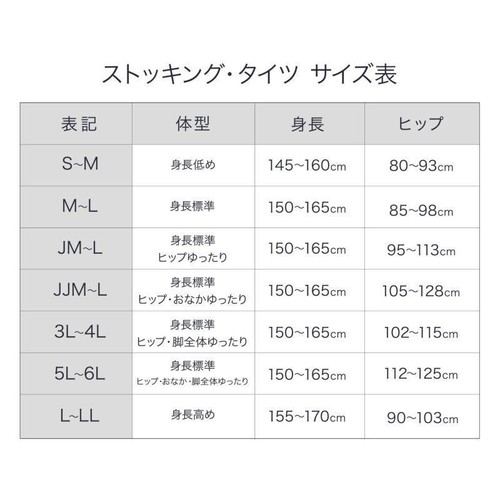 満足 美しく心地いい 伝線しにくい パンティストッキング JMーLクリアヌード