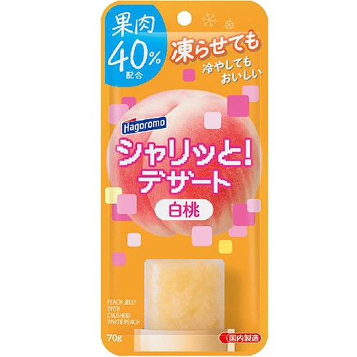 はごろもフーズ シャリッと!デザート 白桃 70g