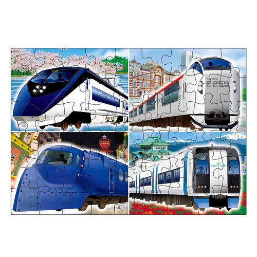 くもん出版 くもんのジグソーパズル STEP4 都市を走る電車 3歳以上