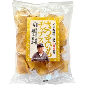 いも家kaneki 茨城県産姫はるか さつまいもチップス醤油味 100g