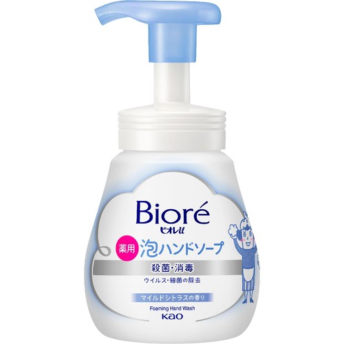 花王 ビオレu 薬用泡ハンドソープ　マイルドシトラスの香り　ポンプ 240ml