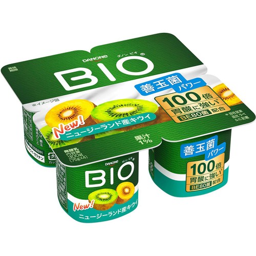ダノン ビオ ニュージーランド産キウイ 75g x 4カップ