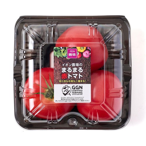 国内産イオン農場 まるまる赤トマト 400g(3-5個)