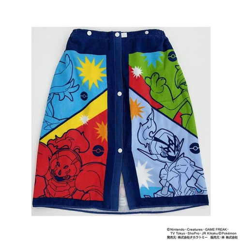 ポケモン 巻きタオル 約60 x 115cm Green Beans | グリーンビーンズ by