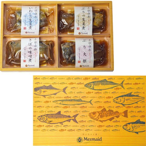 【常温】 煮魚総菜盛り合わせギフト 4パック