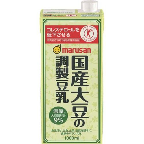 マルサンアイ 国産大豆の調製豆乳 1000ml