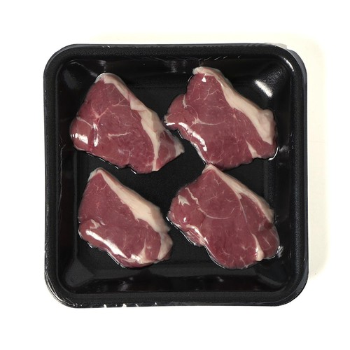 オーガニックラムらんぷカットステーキ用スキンパック(オーストラリア産) 110g-190g 【冷蔵】トップバリュグリーンアイ
