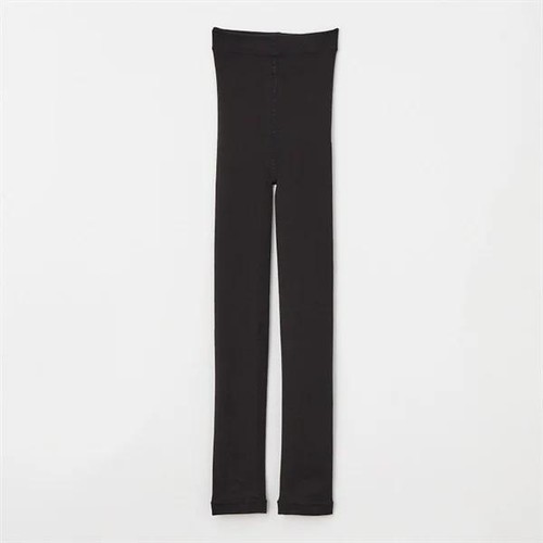 PEACE FIT(ピースフィット) WARM 10分丈レギンス 裏起毛 女の子 ブラック 140-160cm トップバリュ