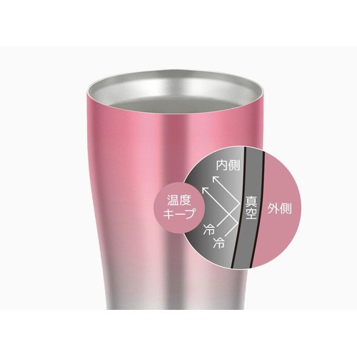 サーモス 真空断熱タンブラー340ml ゴールドフェード JDE341C GDFD