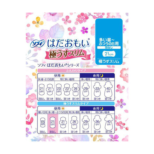 ユニ・チャーム ソフィ はだおもい極うすスリム 多い昼〜ふつうの日用
