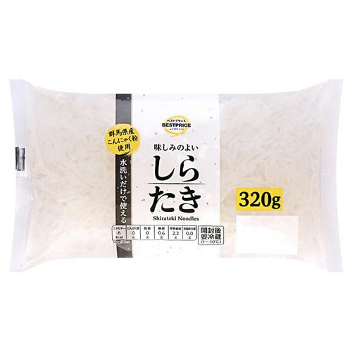 味しみのよいしらたき 320g トップバリュベストプライス Green Beans