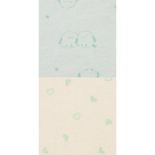 厚地 9分袖シャツ 綿100% 柄 女の子 2枚組 110cm トップバリュ
