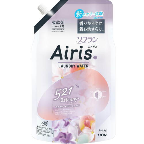 ライオン ソフラン エアリス バルコニー つめかえ用 850ml