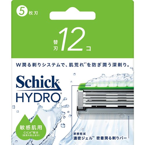 シック ハイドロ 敏感肌 5枚刃 替刃 12コ