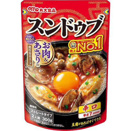 クゥまるS 丸大食品 スンドゥブ 辛口 2人前 300g Green Beans | グリーンビーンズ