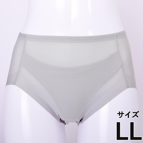 B.V.D. 涼パン スタンダードショーツ 婦人 ライトグレー LL