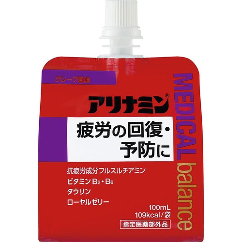 アリナミン製薬 【指定医薬部外品】アリナミンメディカルバランス グレープ風味 100ml