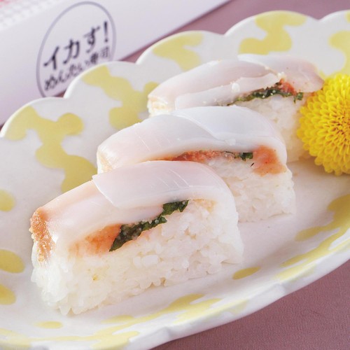 【冷凍】ふくや イカす!めんたい寿司 1個 240g たれ10g付き