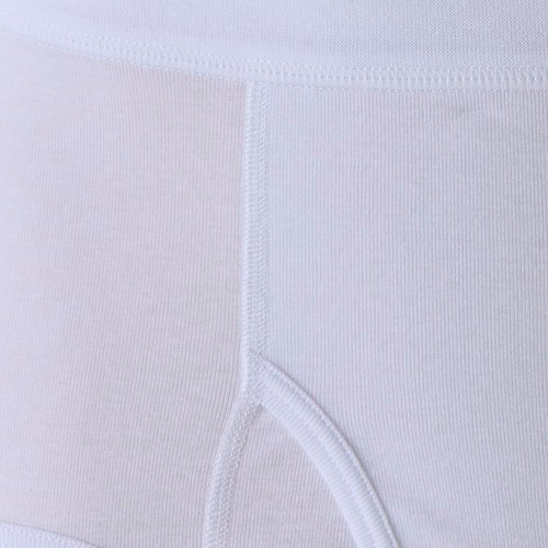 オーガニックコットン100%ブリーフ 紳士 シロ M トップバリュ Green