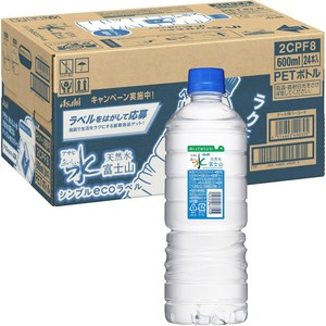 アサヒ飲料 おいしい水 天然水 シンプルecoラベル 1ケース 600ml x 24