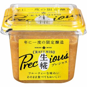 味噌煮ペットボトル　smersh +6b3 ひかり味噌 CRAFT MISO 生糀 Precious 400g Green Beans