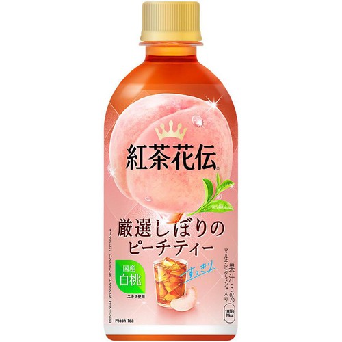 コカ・コーラ 紅茶花伝 厳選しぼりのピーチティー 440ml Green Beans