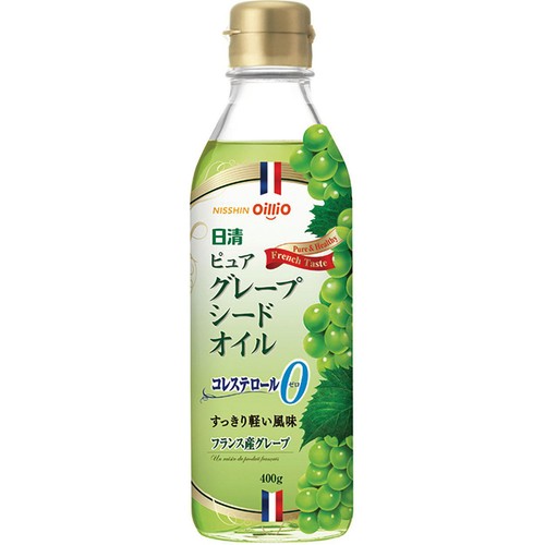 日清オイリオ ピュアグレープシードオイル 瓶 400g