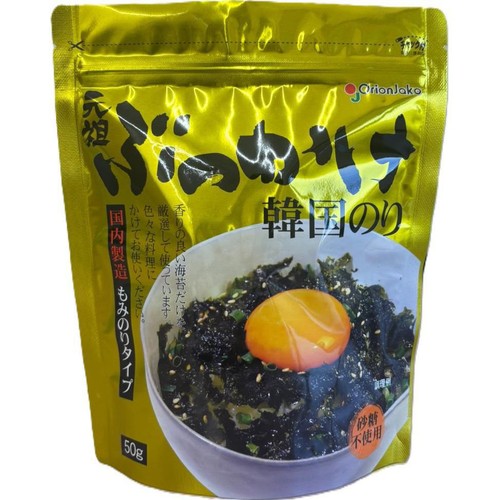 オリオンジャコー 元祖ぶっかけ韓国のり もみのりタイプ 50g