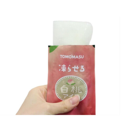 友桝飲料 凍らせる白桃アイス 80g Green Beans | グリーンビーンズ by AEON