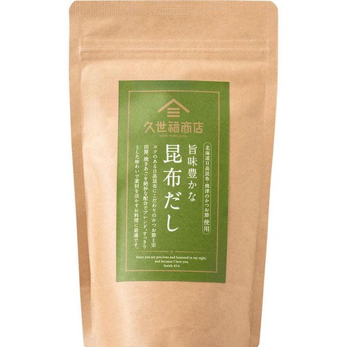 サンクゼール 久世福商店 昆布だし  8g x 15包