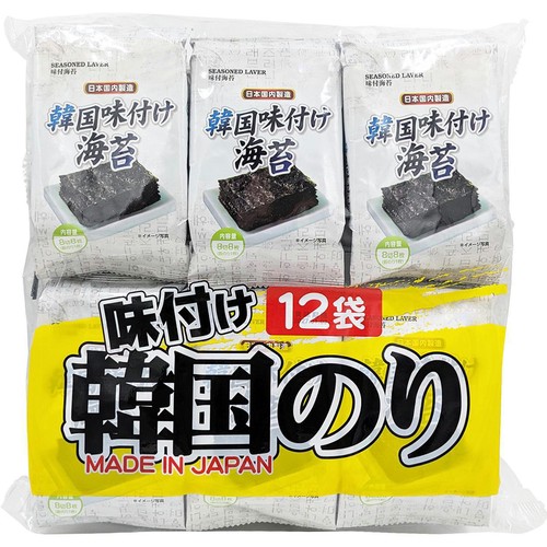 韓国味付けのり  8枚 x 12袋入