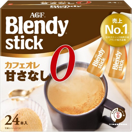 味の素AGF ブレンディ スティック カフェオレ 甘さなし スティックコーヒー 24本入