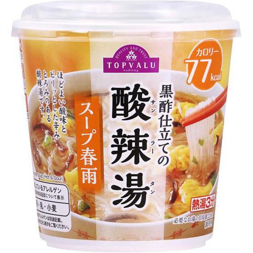 黒酢仕立ての 酸辣湯スープ春雨 23.5g トップバリュ
