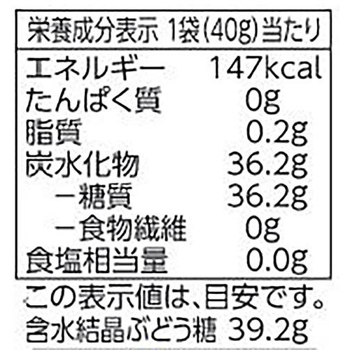 ラムネ ブドウ糖95% 40g トップバリュベストプライス