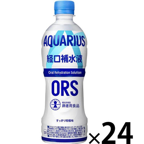 コカ・コーラ アクエリアス 経口補水液 1ケース 500ml x 24本