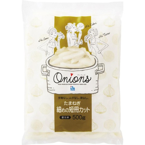 ノースイ オニオンズ たまねぎ 細めの短冊カット【冷凍】 500g